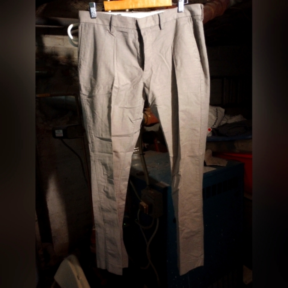 Light Gray Slim Fit Slacks